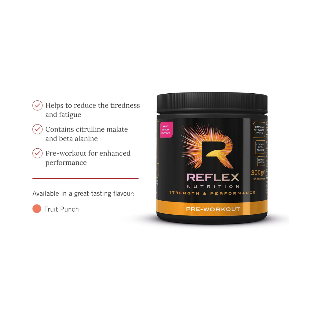 Reflex Nutrition Pre-Workout 300g Fruit Punch