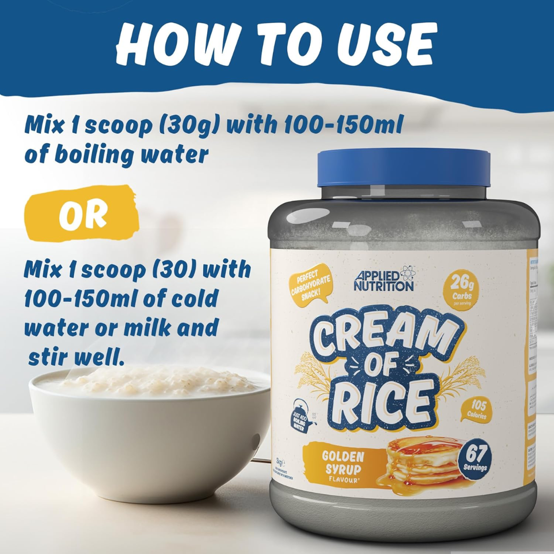 Applied Nutrition Cream Of Rice 2kg - Apple Crumble