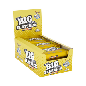 Muscle Moose Big Protein Flapjack 12x100g - Golden Syrup
