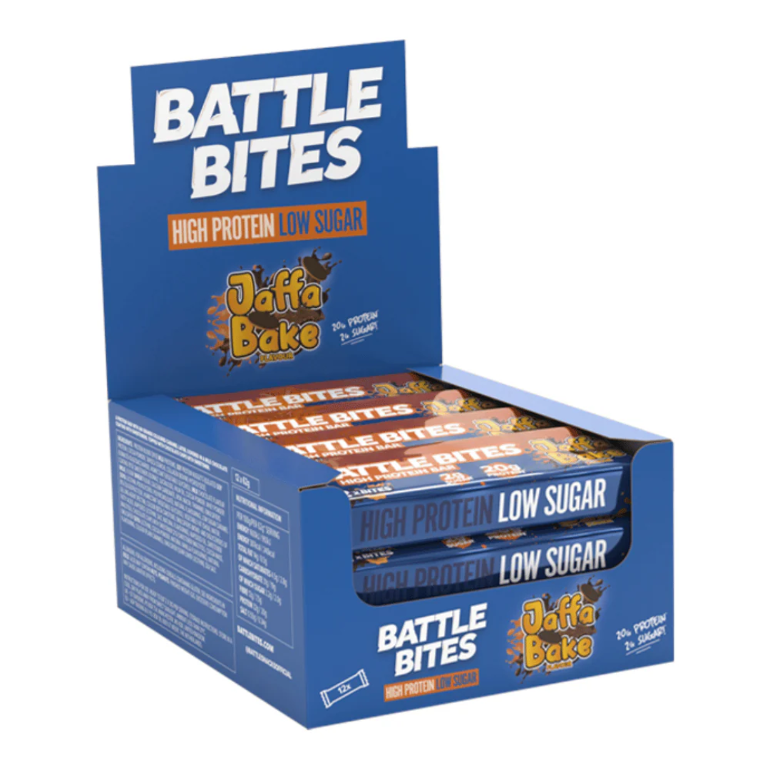 Battle Snacks Battle Bites 12x60g - Jaffa Bake