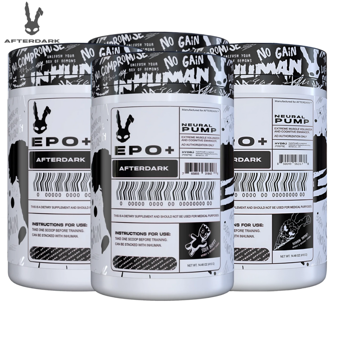 AfterDark EPO+ Stim Free Pre-Workout 410g - Sour Buddy