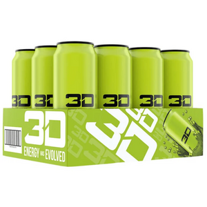 3D Energy Drink 12 x 473ml - Green (Citrus)