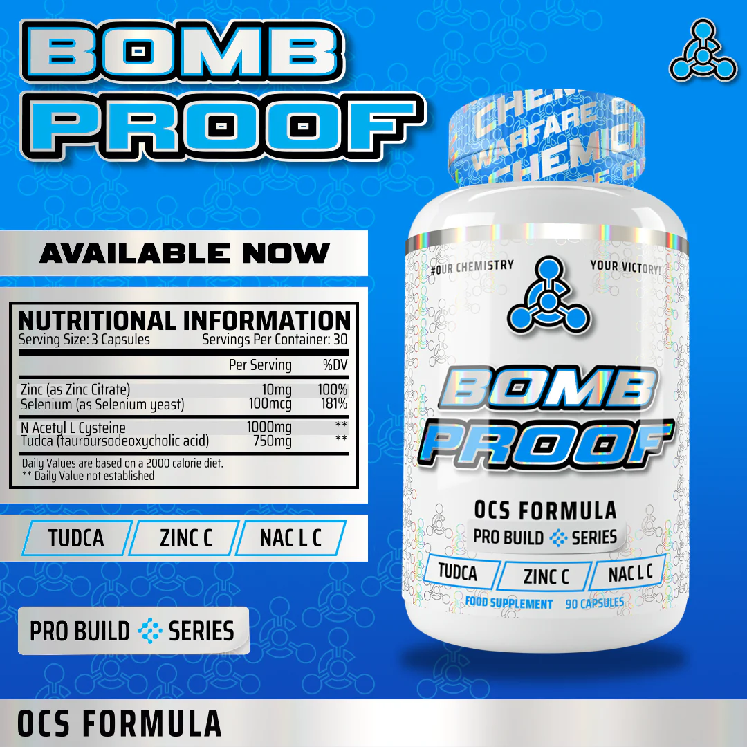 Chemical Warfare Bomb Proof 90 Caps