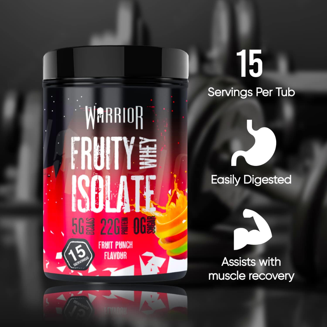 Warrior Fruity Whey Isolate 375g - Sour Apple