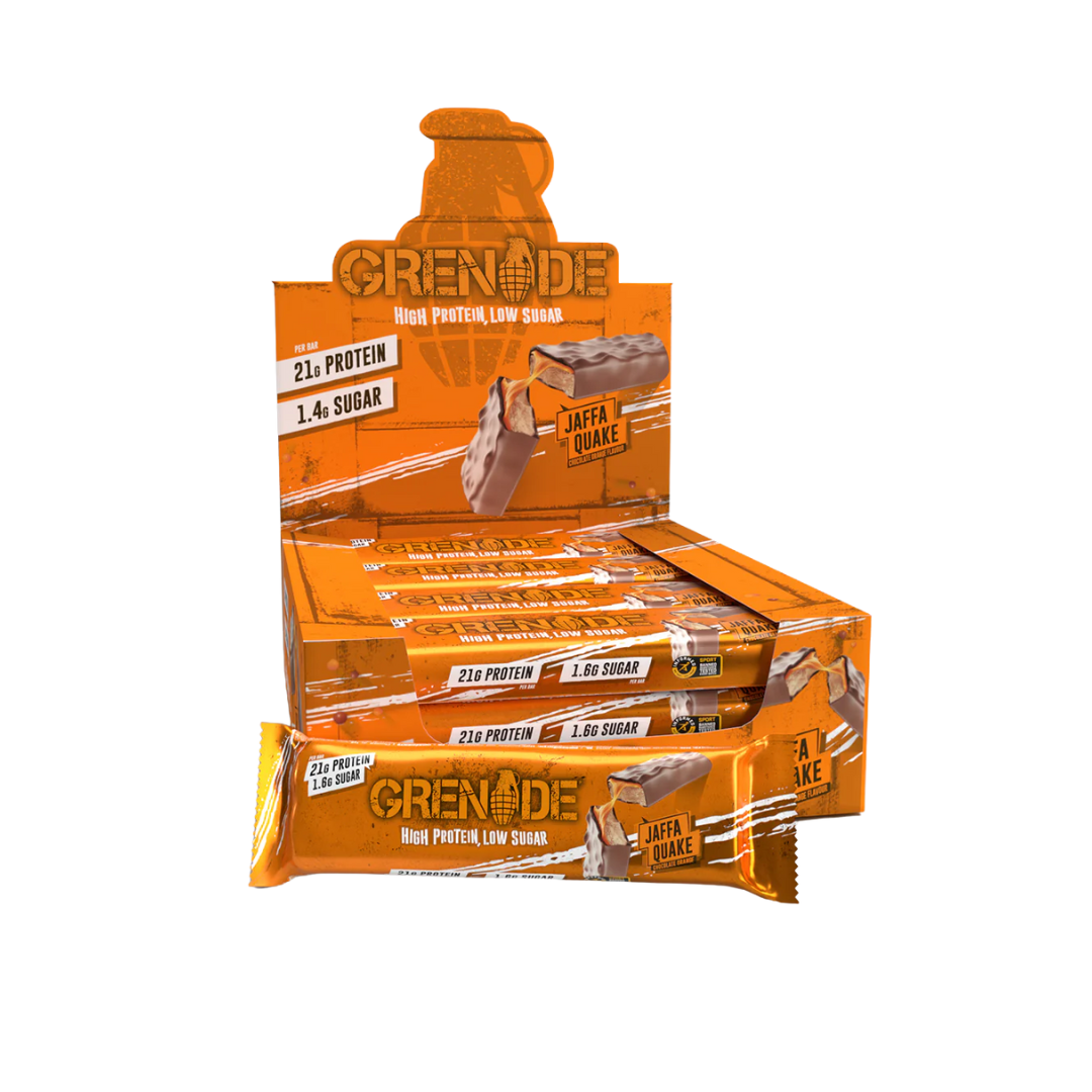 Grenade Protein Bar 12x60g - Jaffa Quake