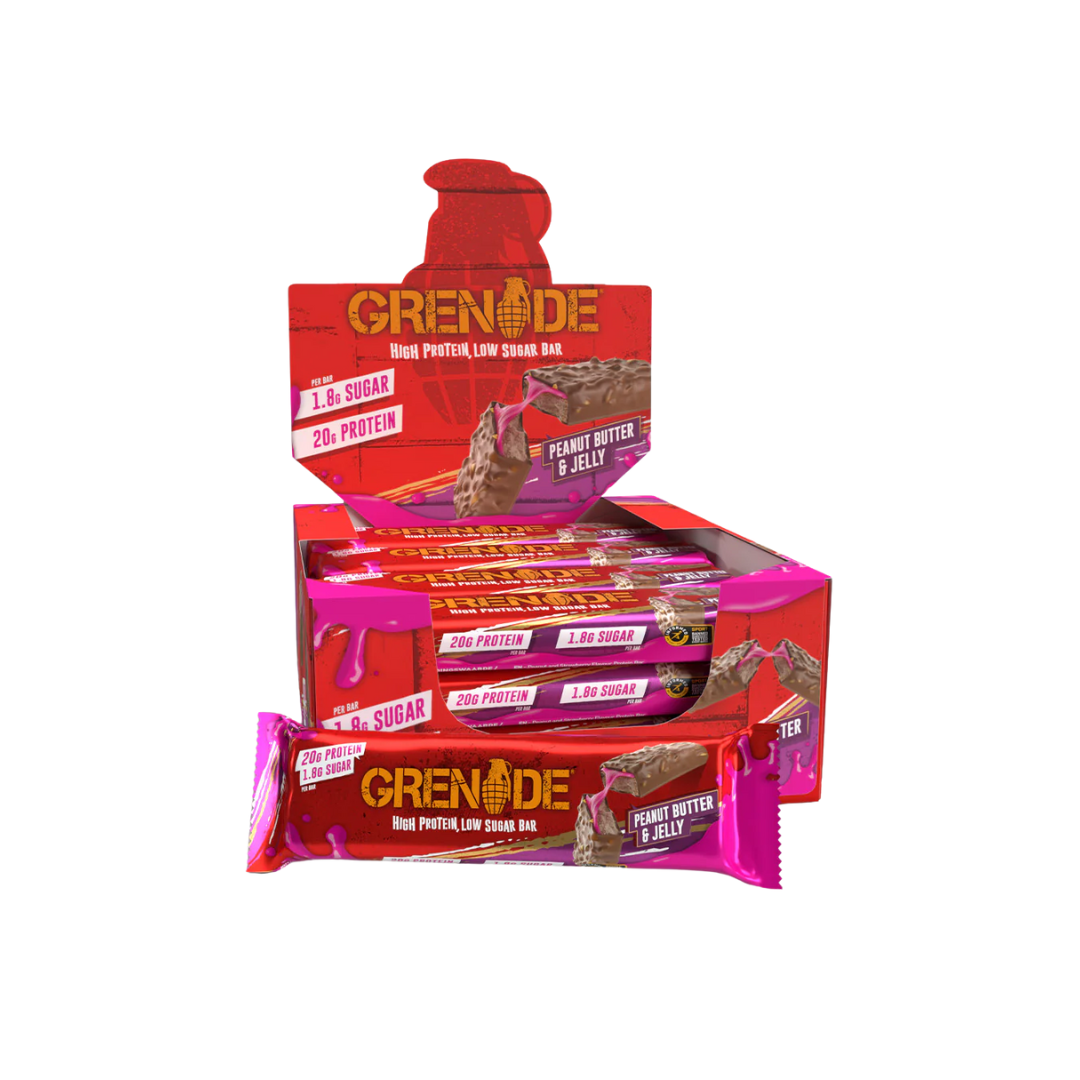 Grenade Protein Bar 12x60g - White Chocolate Salted Peanut