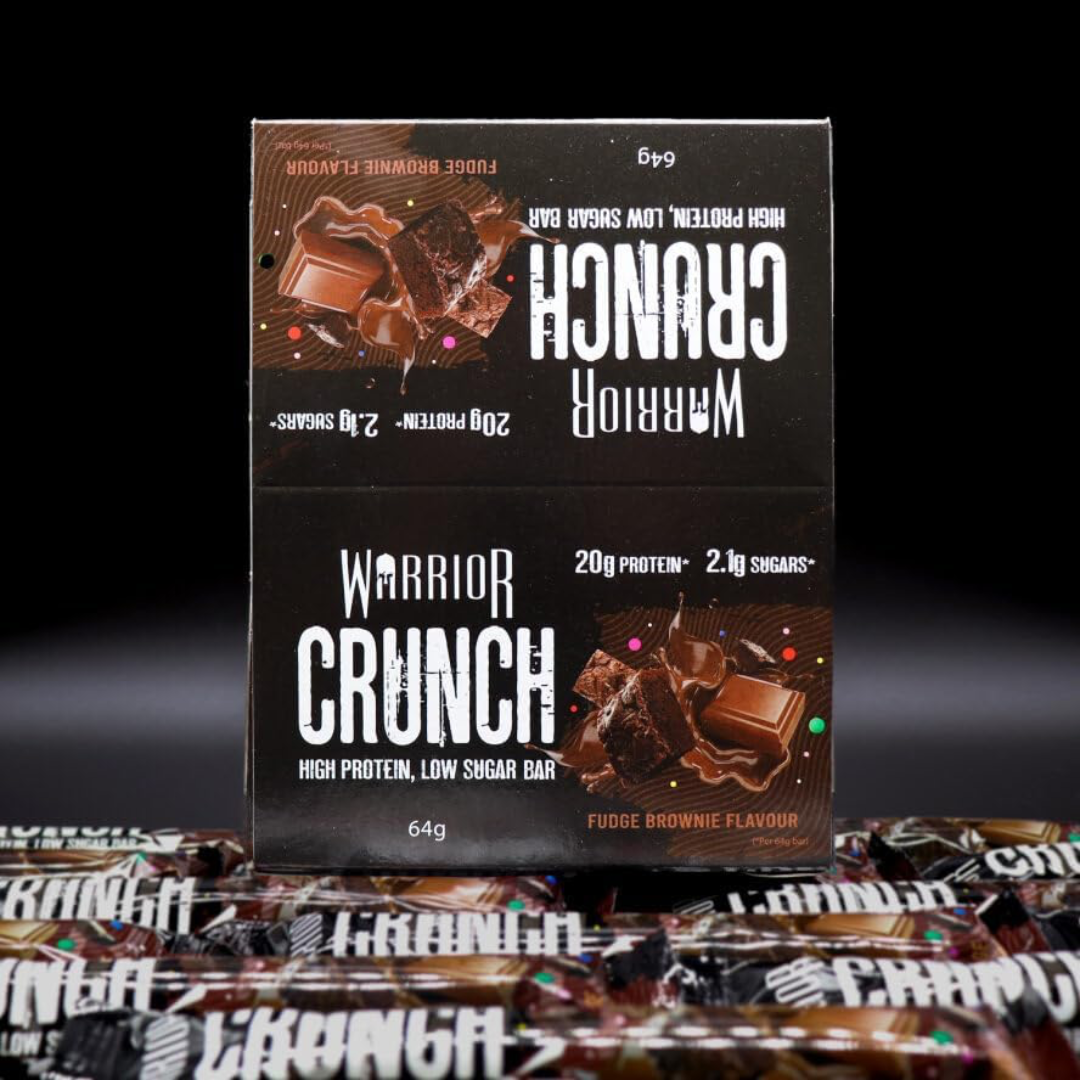 Warrior Crunch Bars 12x64g - White Chocolate