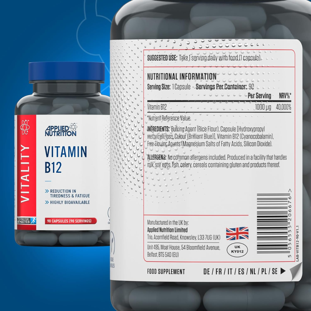 Applied Nutrition VITALITY B12 90Veg Caps