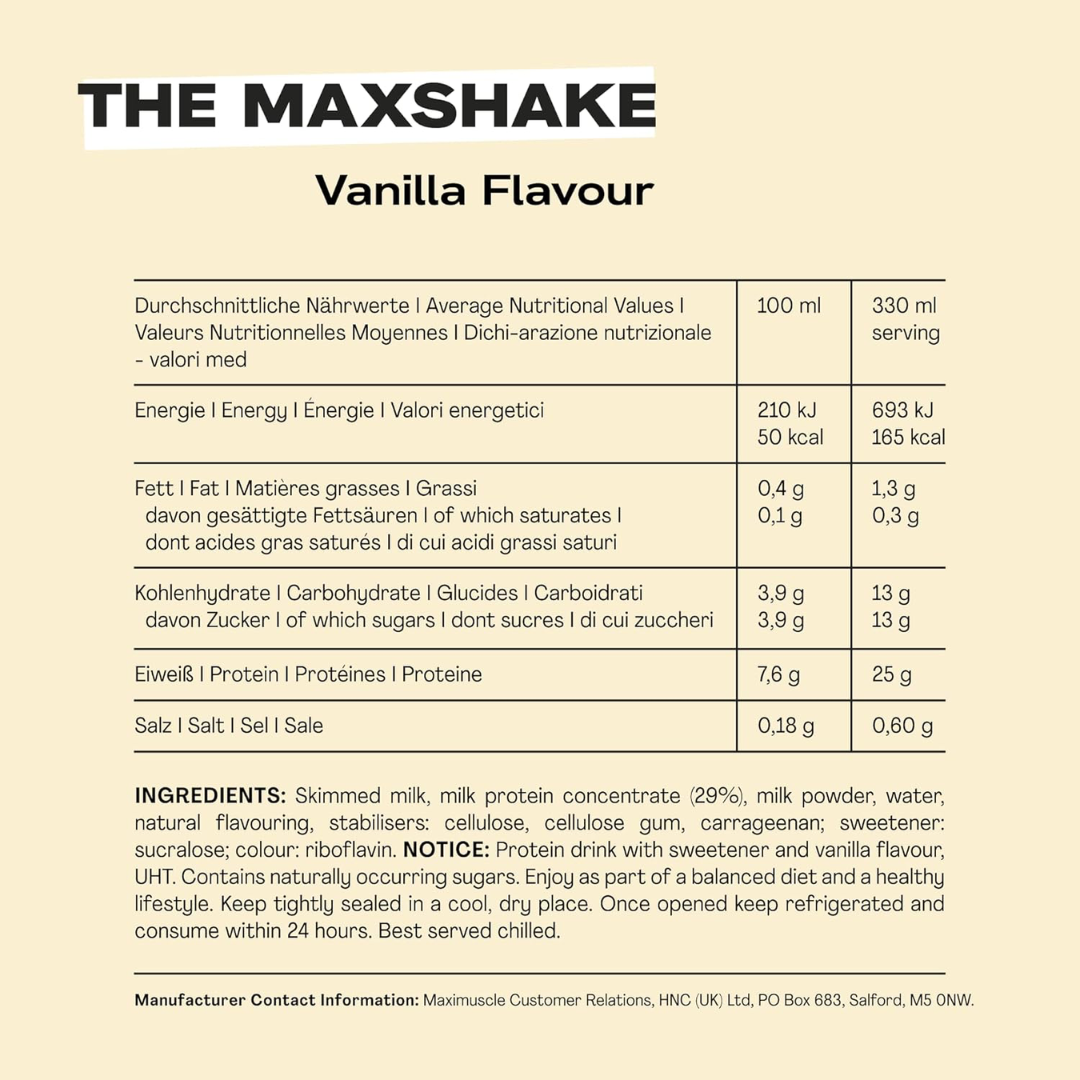 MaxiNutrition RTD 12x330ml - Strawberry