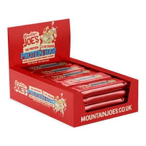 Mountain Joe's Protein Bar 12x55g - White Chocolate Salted Peanut