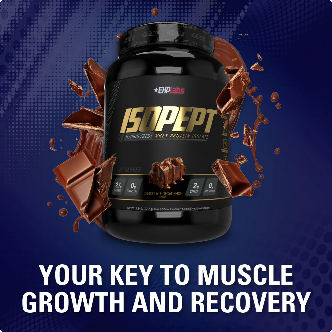 EHP Labs IsoPept Hydrolysed Whey Protein Isolate 25 Servings - Choc Decadence
