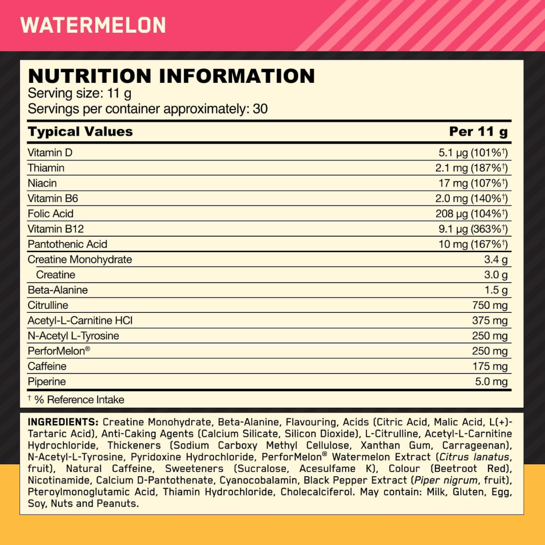 Optimum Nutrition Gold Standard Pre-Workout 330g - Fruit Punch