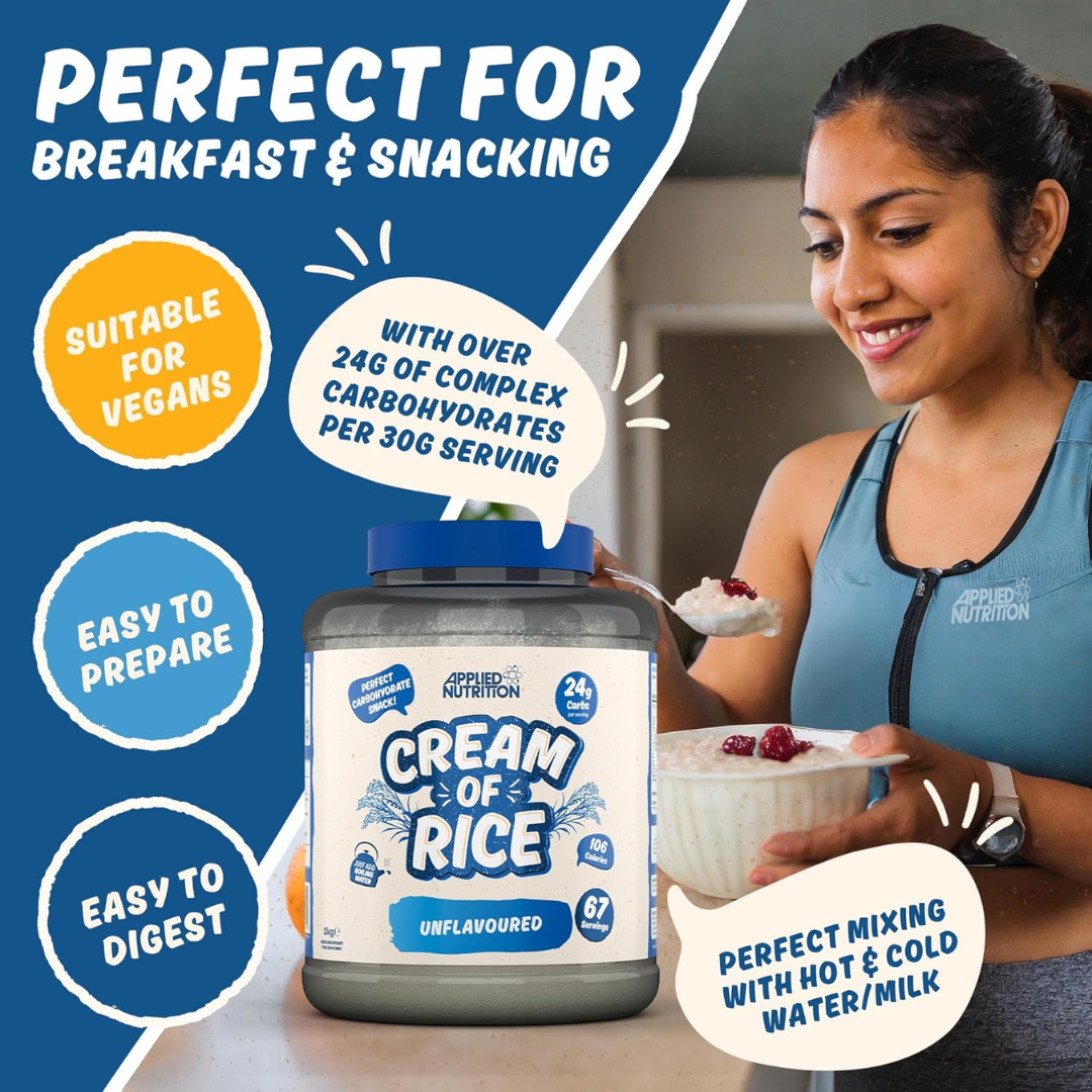 Applied Nutrition Cream Of Rice 2kg - Apple Crumble