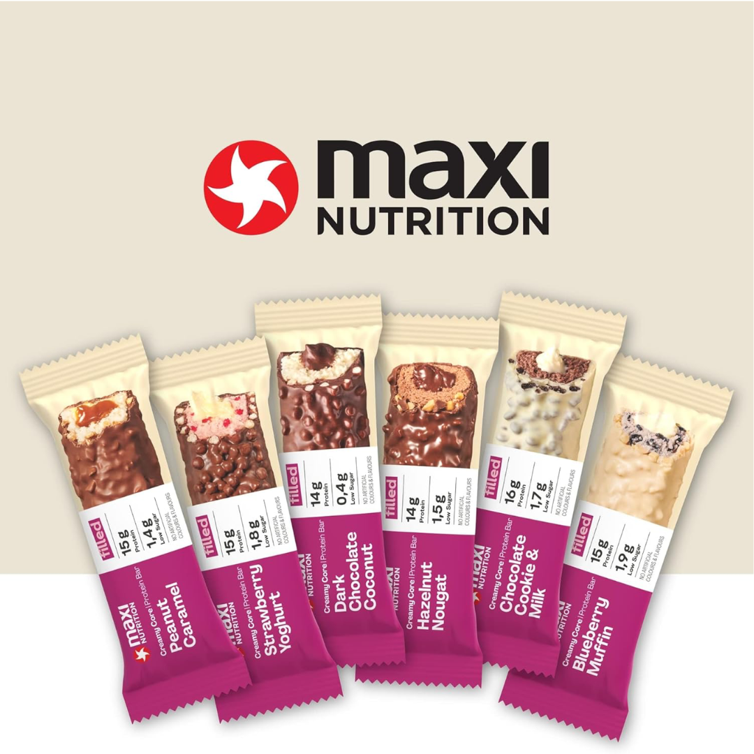 MaxiNutrition Creamy Core Bar 12x45g - Strawberry Yoghurt
