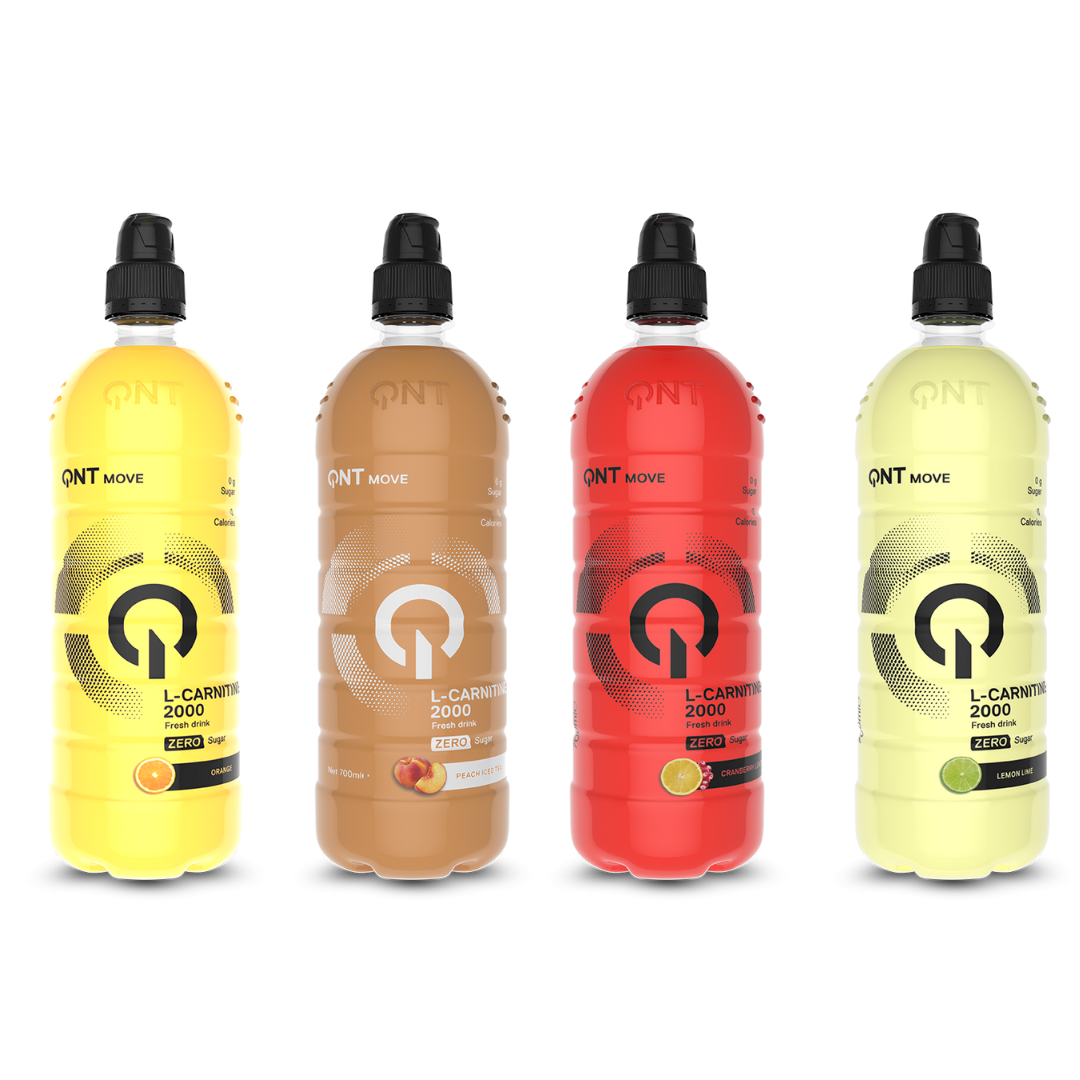 QNT L-Carnitine 2000mg 12x700ml - Peach Tea