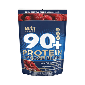 NutriSport 90+ Protein 4 Phase Blend 1Kg - Raspberry