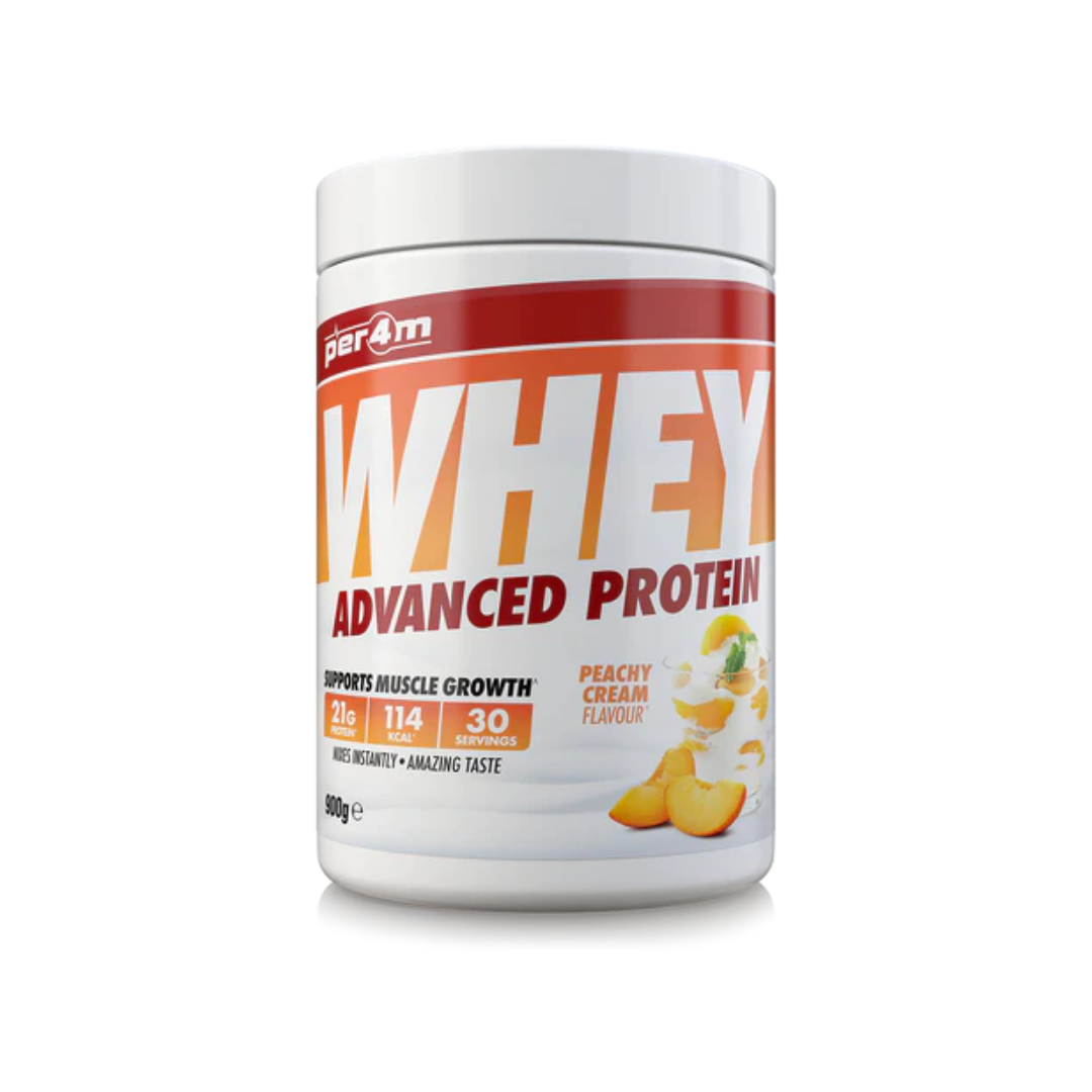 Per4m Advanced Whey Protein 900g - Peaches & Cream