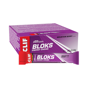 CLIF Bloks Energy Chews 18x60g - Mountain Berry
