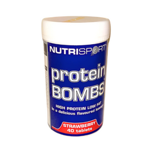 NutriSport Protein Bombs 40 Tabs - Strawberry