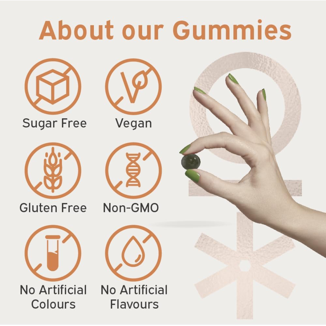 Nutriburst Nutri Greens 60 Gummies Apple