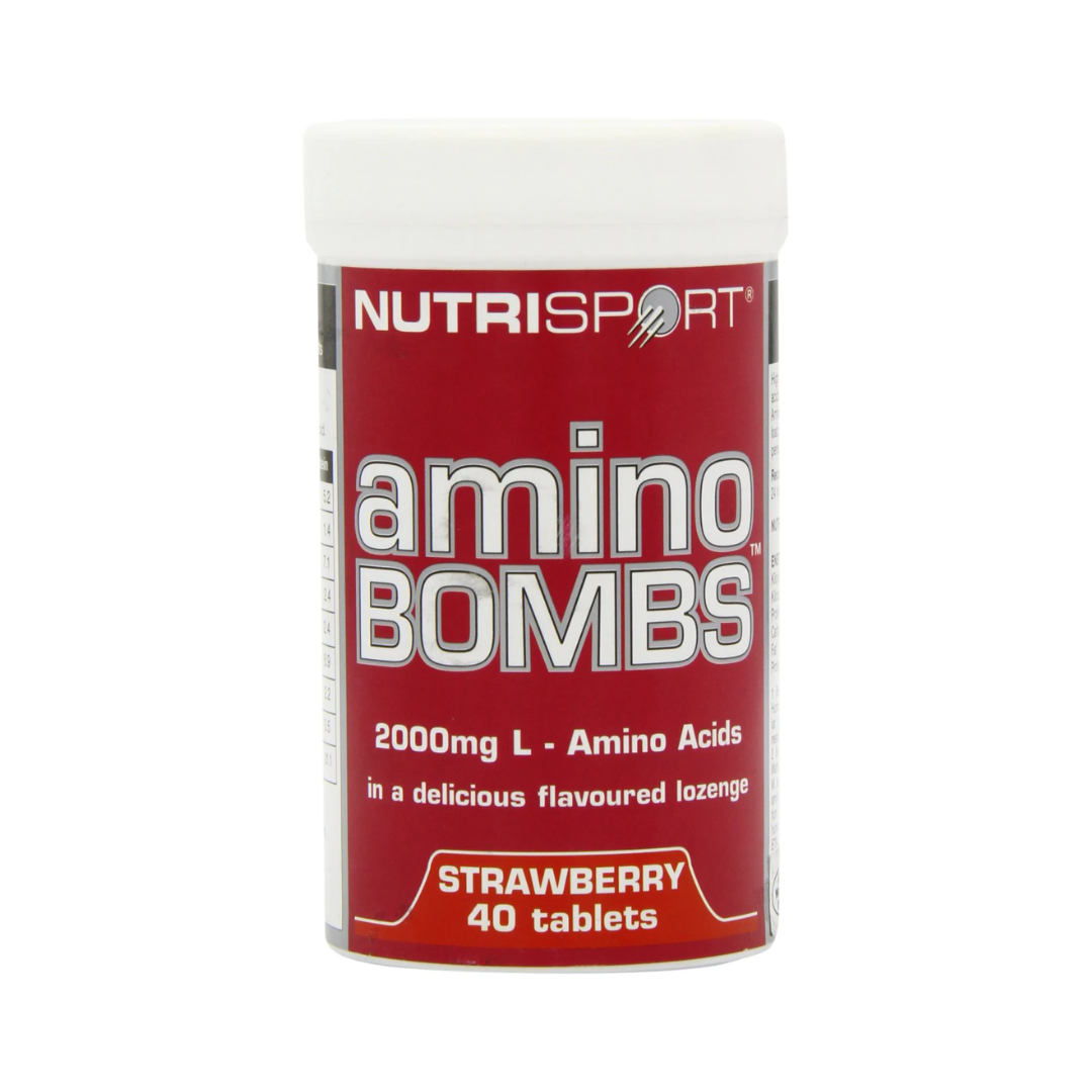 NutriSport Amino Bombs 40 Tabs - Strawberry