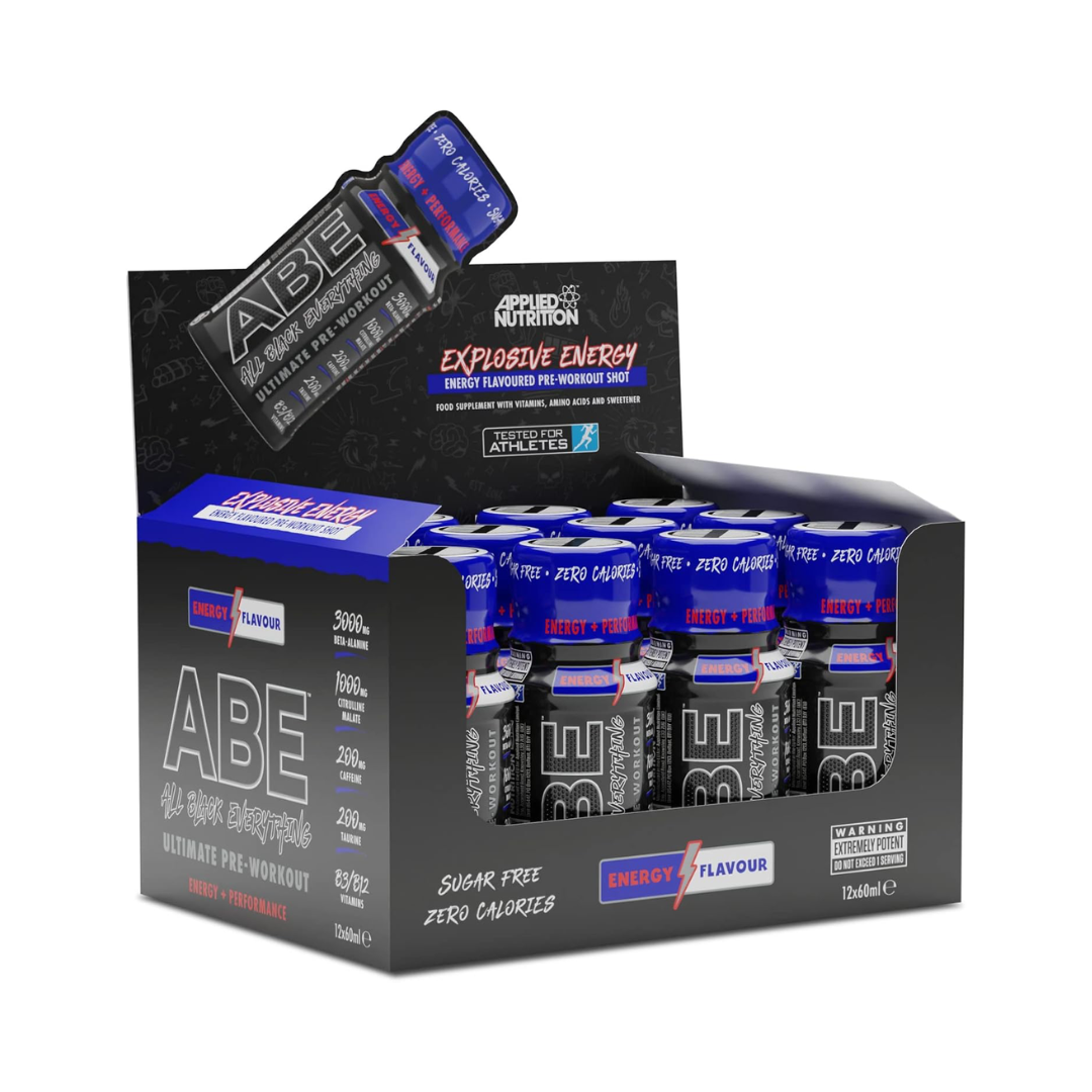 Applied Nutrition ABE All Black Everything Shots 12x60ml - Energy