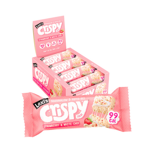 Lexi's Crispy Treats 12x26g - Strawberry & White Choc