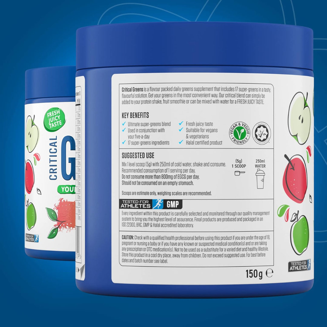 Applied Nutrition Critical Greens 150g - Apple Burst