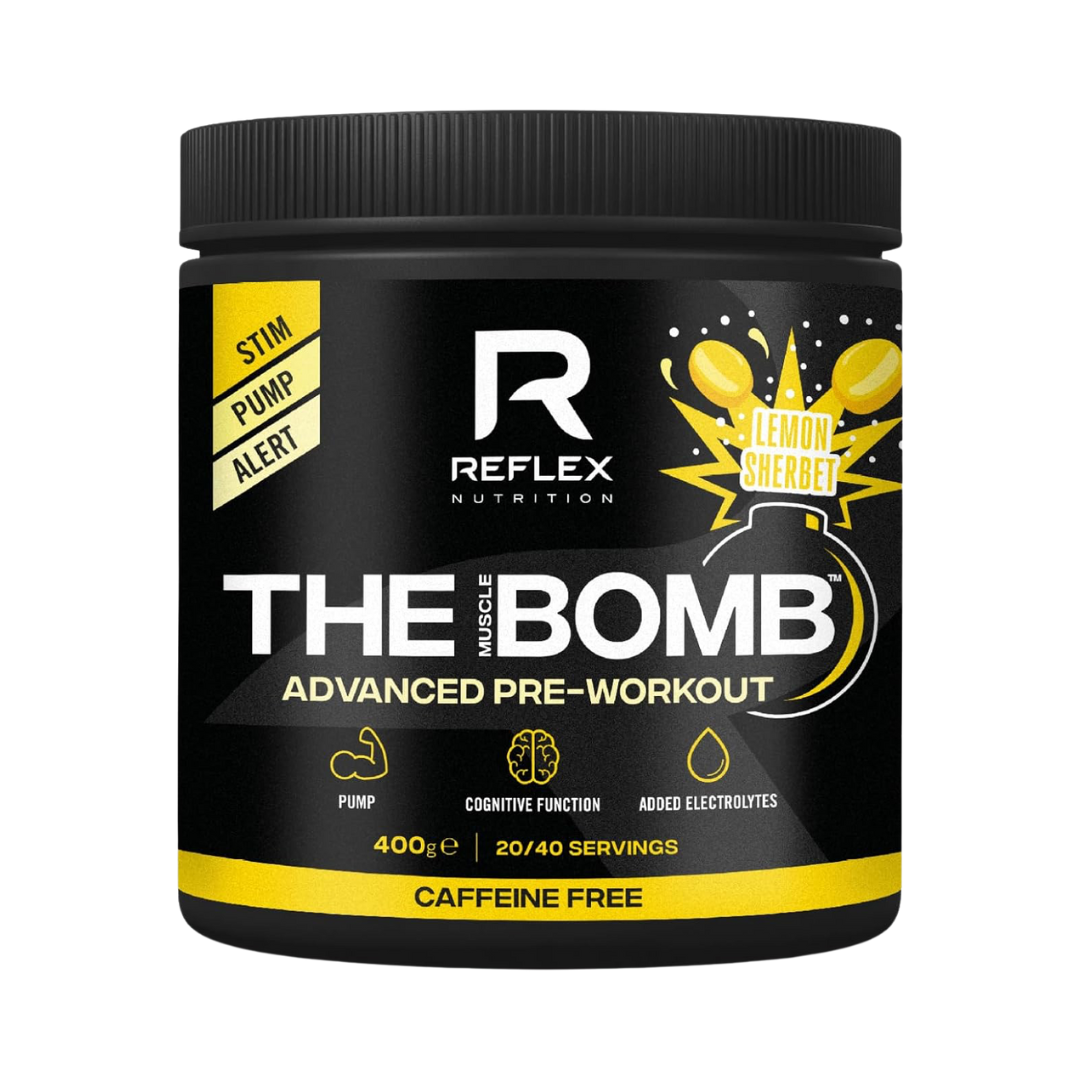 Reflex Nutrition The Muscle Bomb - CAFFEINE FREE 400g - Sherbet Lemon