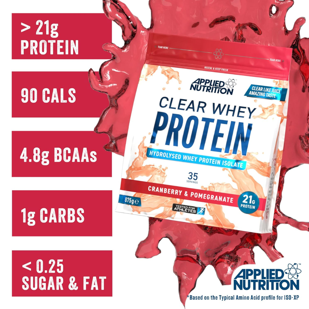 Applied Nutrition Clear Whey 875g - Cranberry & Pomegranate