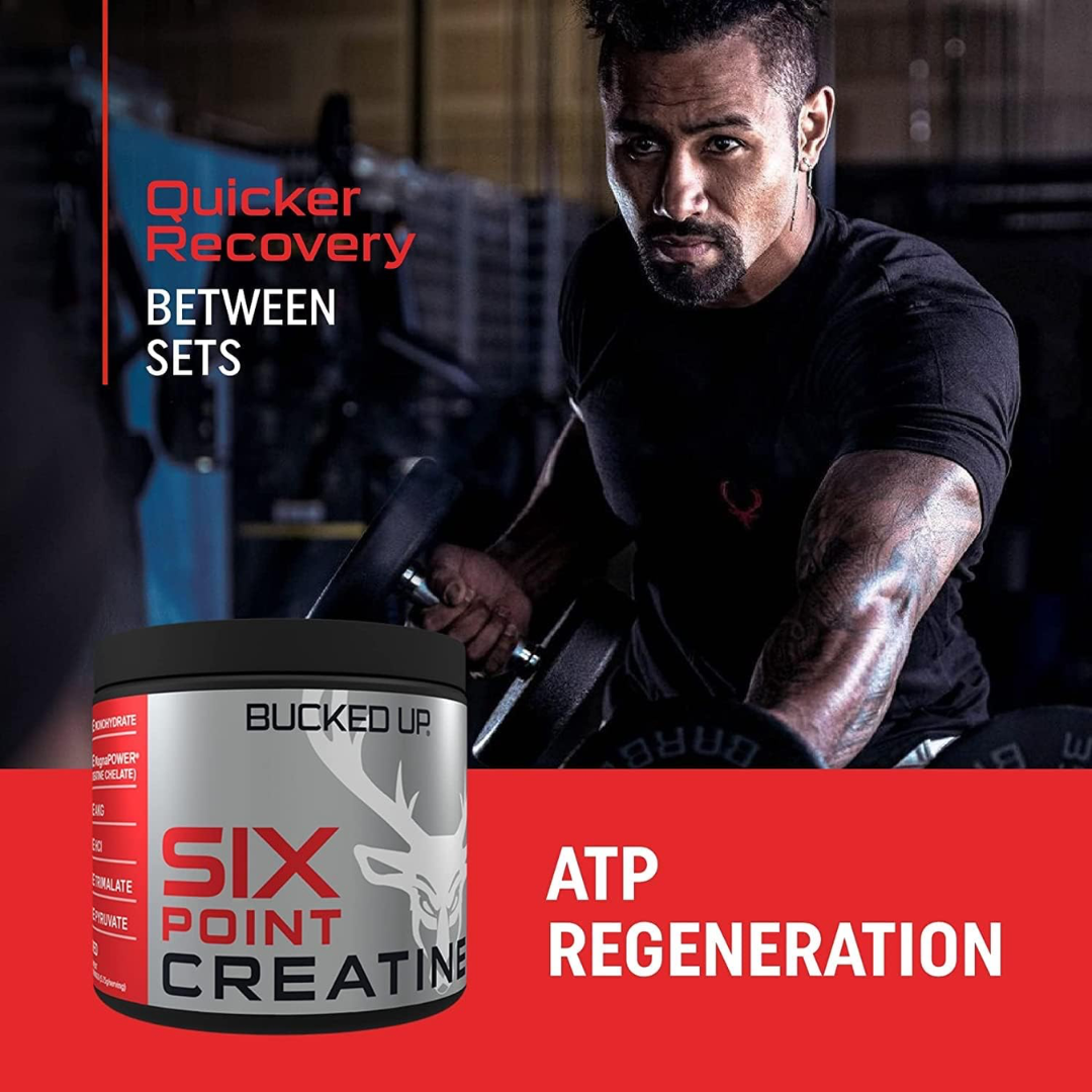 Bucked Up 6 Point Unflavoured Creatine 175.5g