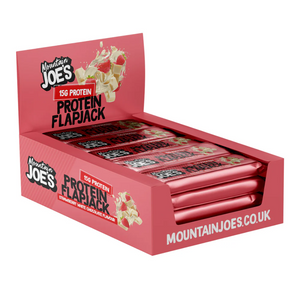 Mountain Joe's Protein Flapjack 16x60g - Strawberry White Chocolate