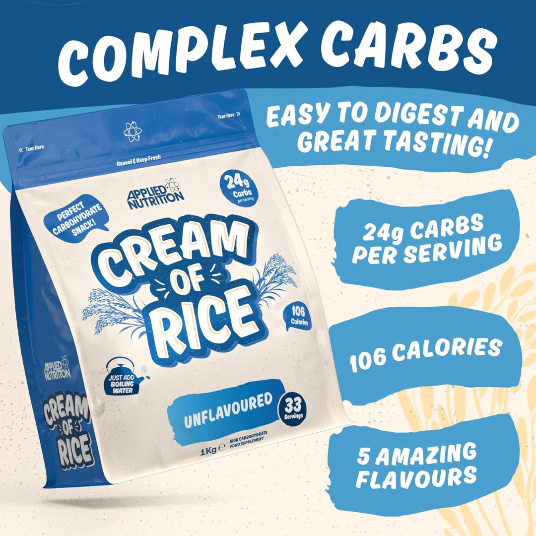 Applied Nutrition Cream Of Rice 1kg - Raspberry Ripple
