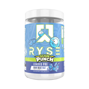 RYSE Loaded Pre-Workout 420g - Sour Blue Raz