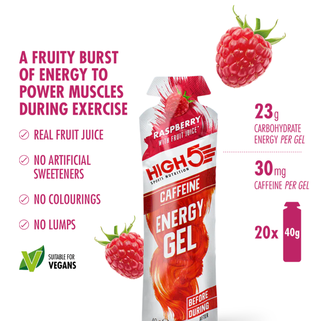 HIGH5 Energy Gel Caffeine 20x40g - Orange