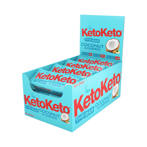 KetoKeto Bar 12x50g - Coconut Cashew