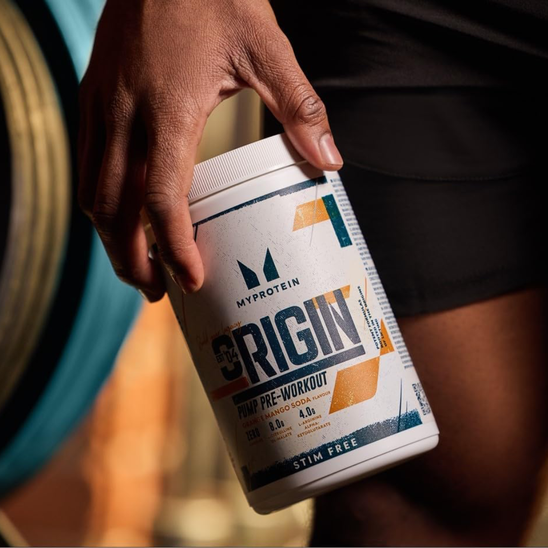 MyProtein Origin Pre-Workout Stim-Free 600g Sour Apples