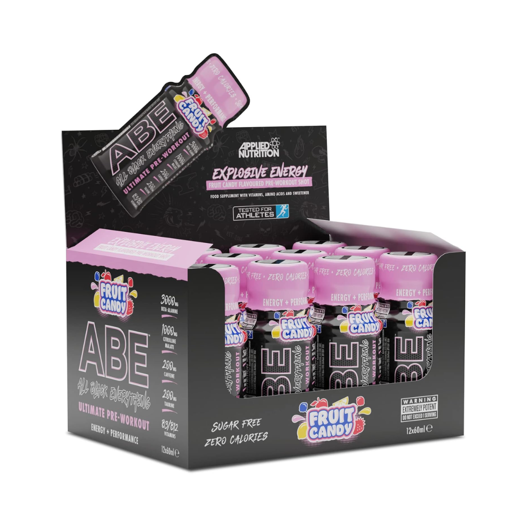 Applied Nutrition ABE All Black Everything Shots 12x60ml - Fruit Candy