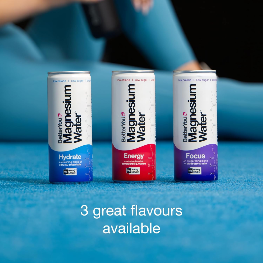 BetterYou Magnesium Water 12x250ml - Citrus & Botanicals - Hydrate