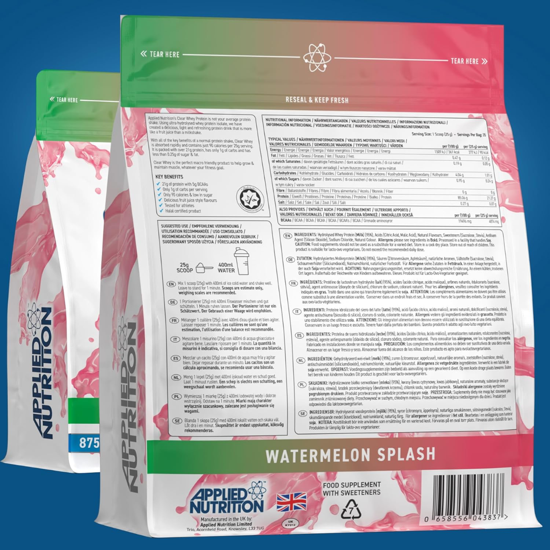 Applied Nutrition Clear Whey 875g - Cranberry & Pomegranate