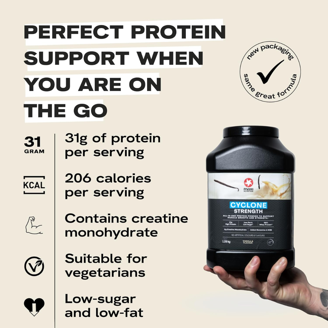 MaxiNutrition Cyclone Powder 1260g - Vanilla