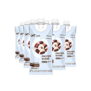 QNT Delicious Whey Shake Tetra 12x330ml - Chocolate