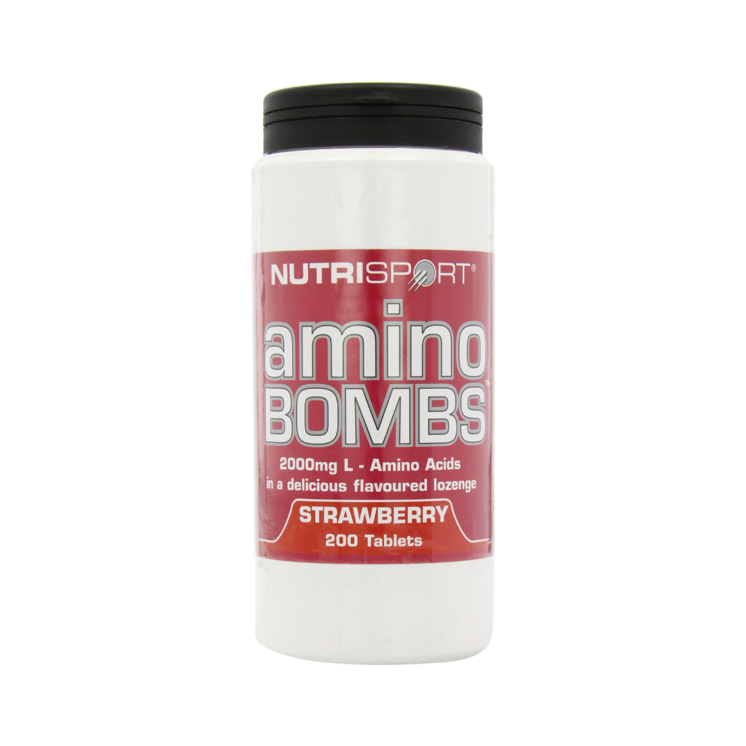 NutriSport Amino Bombs 200 Tabs - Strawberry