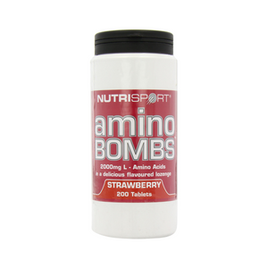 NutriSport Amino Bombs 200 Tabs - Strawberry