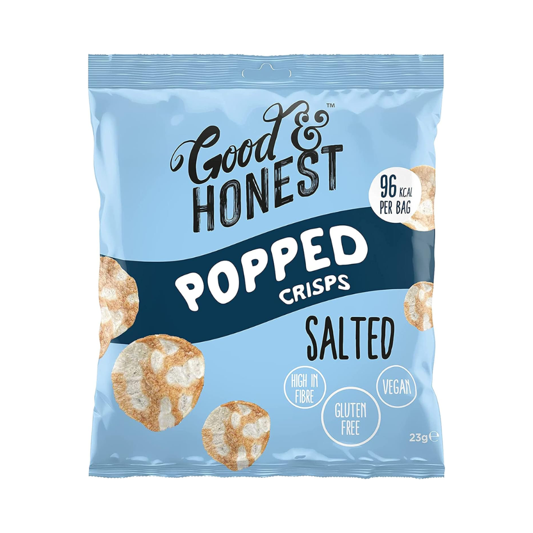 Good & Honest Popped Crisps 24x23g - Sea Salt