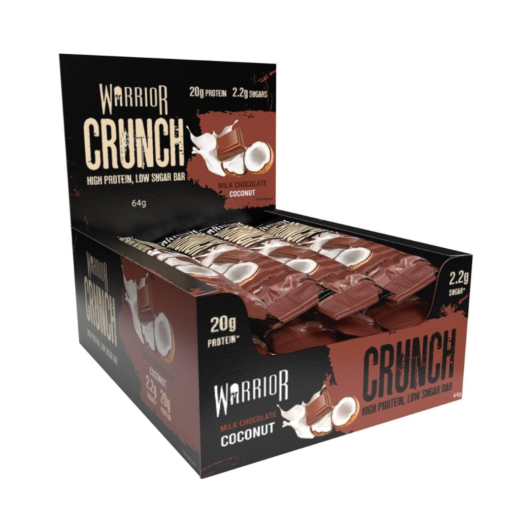Warrior Crunch Bars 12x64g - White Choc Mocha