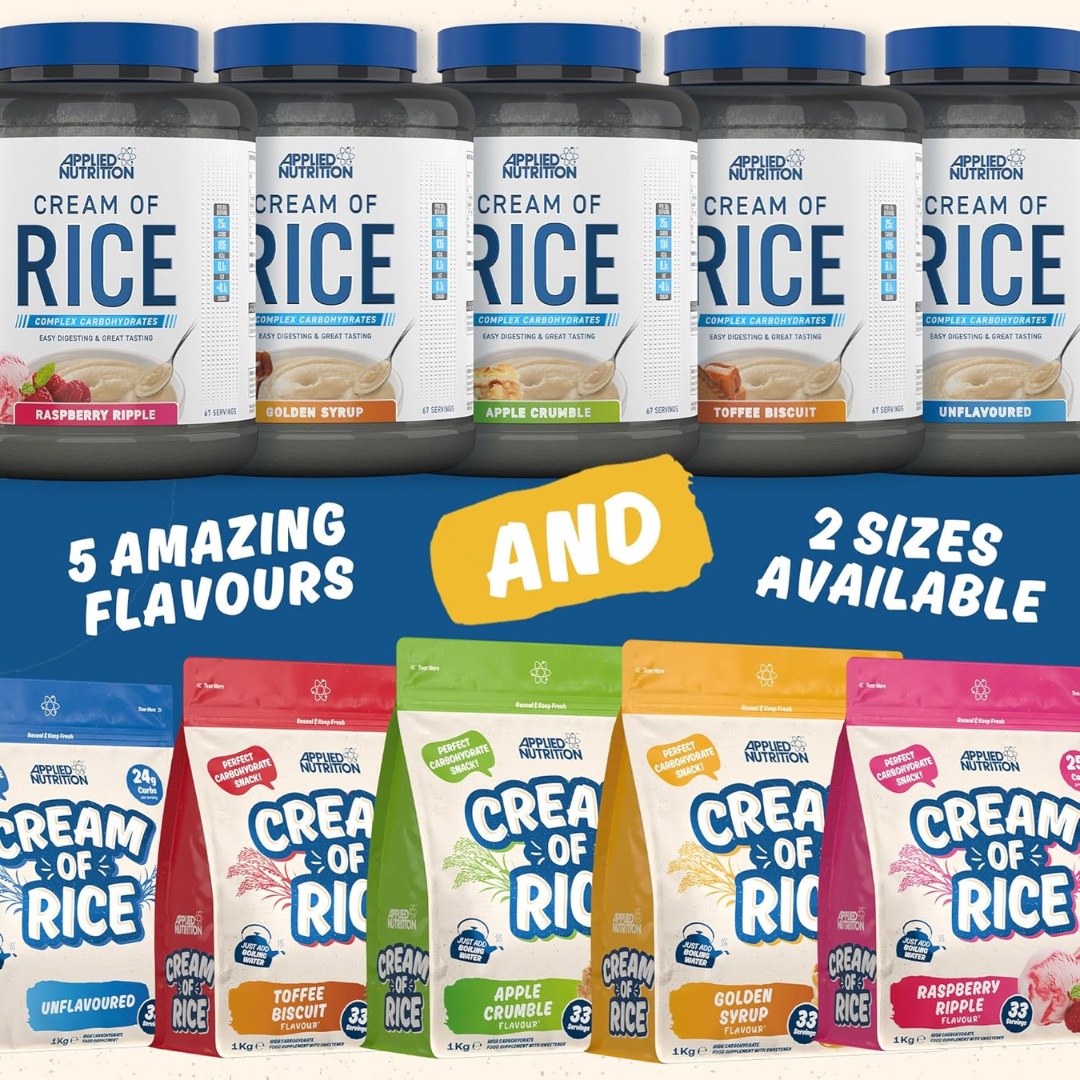 Applied Nutrition Cream Of Rice 1kg - Raspberry Ripple