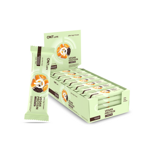 QNT Vegan Protein Bar 28x40g - Chocolate Mandarin