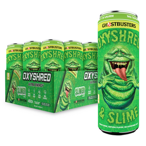 EHP Labs OxyShred Ultra Energy Drink Lightly Carbonated Zero Sugar RTD 12x355ml - Slimer Lime