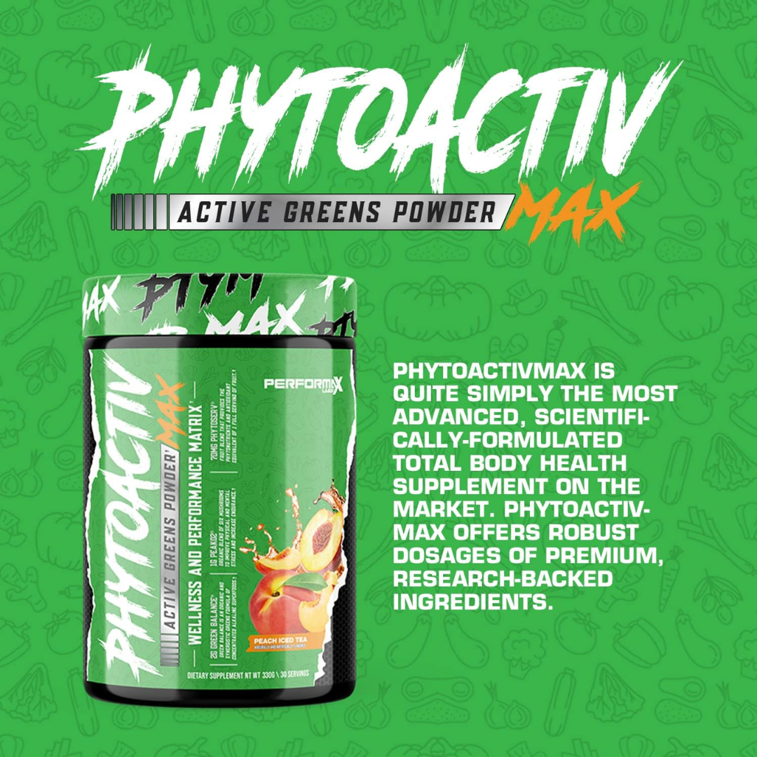 Performax Labs PhytoActiv Max Greens 330g - Strawberry Pineapple